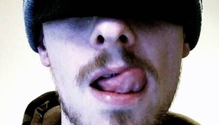 British Lad Rimming ASMR Dirty Talk Tongue Action