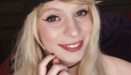 Mit langen Haaren