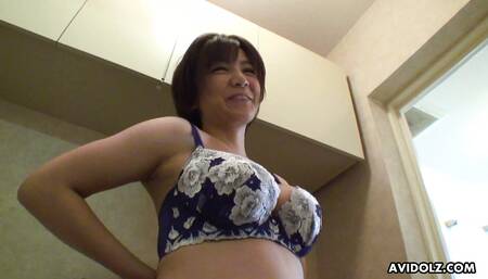 Japanese lady Meguru Kosaka is enjoying, uncensored