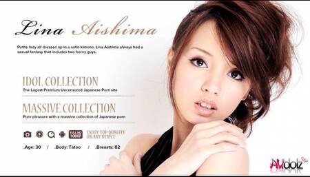 Lina getting finger fucked by two dudes who are horny