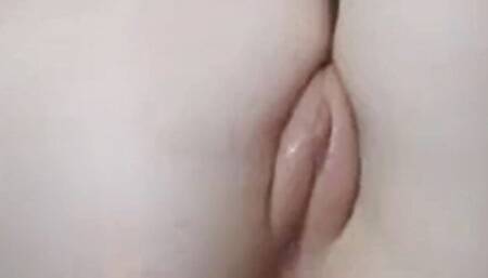 before bed a rich vaginal massage showing the ass