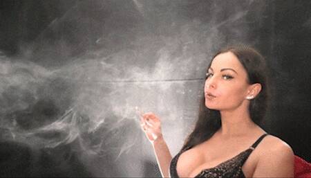 Enjoying Smoking Black Djarum (NEW VID) (MP4 FULL HD)