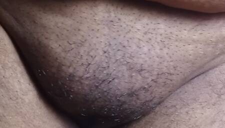 Indian BBW lady pussy close up