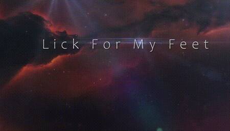 Lick For My Feet *mp4*