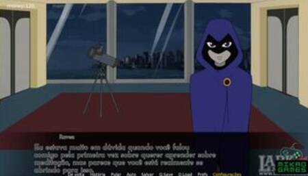 [Gameplay] Teen Titans ep XIV Treinamento com Ravena, Beijos e tapas na Bunda como...