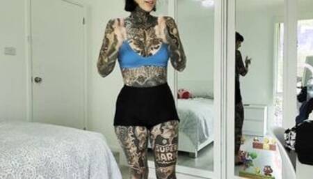 Sheer Black Lingerie and gym tights try on Haul Melody Radford Onlyfans