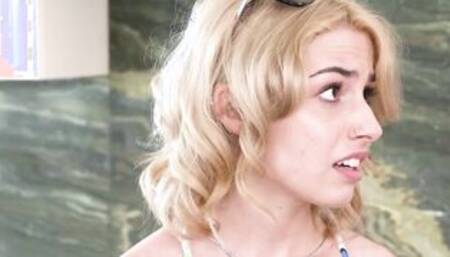 Teen suggests a ride on cock to stepmom