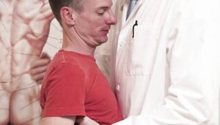 FunSizeBoys - Tall doctor and nurse breed tiny ultrasound bottom