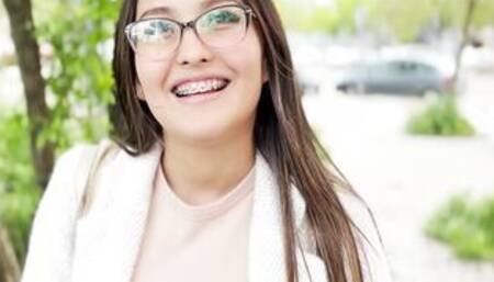 Hispanic dark haired has sex inside exchange for cash