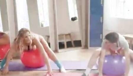 Jordi fucks gym trainer Rebecca Moore