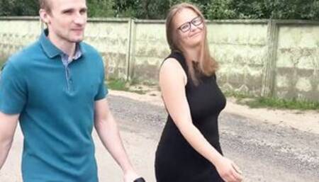 casual met on the street, ended with cum inside snatch mom
