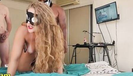 Interracial double penetration, my fiance loves it PART two