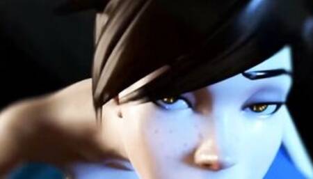 Overwatch Tracer one SFM & Blender 3D Anime Porn Compilation