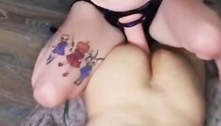 Bae Sexy PEGGING with Massive Sex Toy w/ CUM Swapping