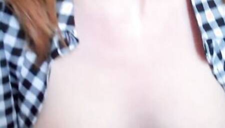 View me empty my load inside this redheads mouth