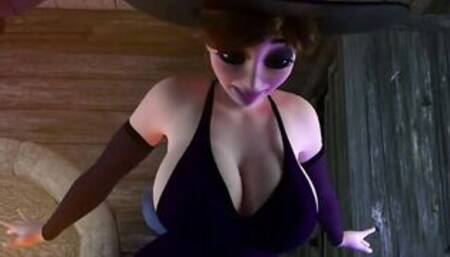 FUTA Witches Play Pranks and Have Sex