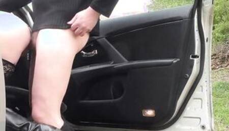 Jessica fuck and creampied by 8 strangers at the rest