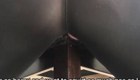 Vulgar BBW Humps Chair inside Ripped Pants w/ Full Bladder Squirting Pissing to Orgasm Part two of two