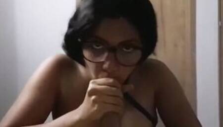 Hispanic bitch loves to suck dick and got nailed doggy style