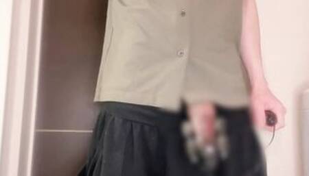 The tip of the dick feels amazingly hot with adult sex toys