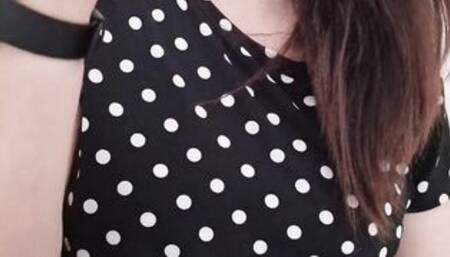 Your kinky stepsister films herself pee into the toilets of bars and stations