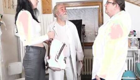 18yo geeks bimbos Keira Flow made to cum again and