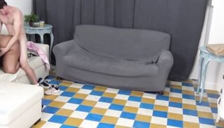 Latin cleaning lady makes a young dude happy with a SPECTACULAR SCREWED