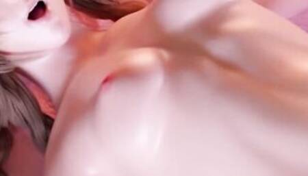 ⭐Lili Moussaieff - The best animated of FINAL FANTASY with Aerith - (3D HD +ASMR)