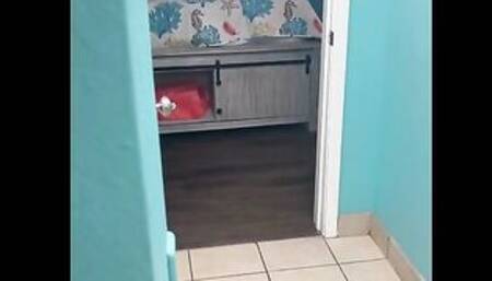 Hotwife fucks tinder date while husband peaks around the corner on vacation inside Myrtle Beach