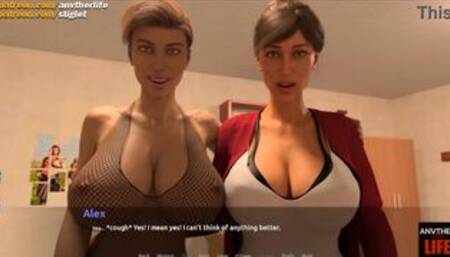 [Gameplay] THE VISIT - EP. XVII - LESBIAN THREESOME WITH STEPMOM & STEPAUNT