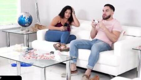 Big Tit Step Sister Lets Her Turned On Step Brother Pounds Her