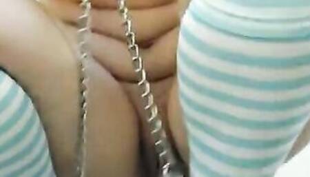 Whore struggling into chains private self fetish