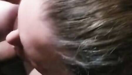 Amateur lovers suck penis together