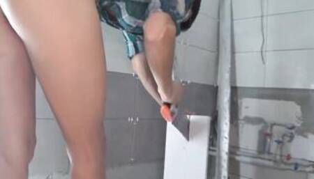 HM84 DIY shower room Shorts four-one Saw blocks