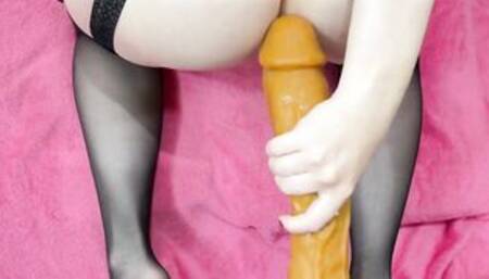 Big Vibrator inside My Booty