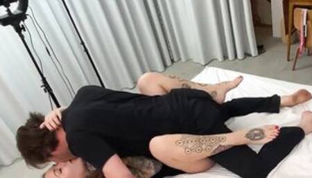 Tattooed Russian Girl Mari Galore Fucked Hard After Blowjob