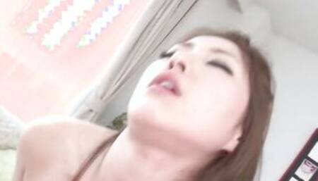 Japanese penis teaser, Yua Saiki just came, uncensored