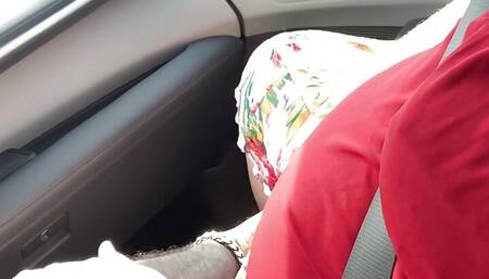 Big Ass Milf Mom With Big Tits Caught Masturbating Publicly In Car & Getting Fingered By Black Guy-Hot Horny Sexy SSBBW