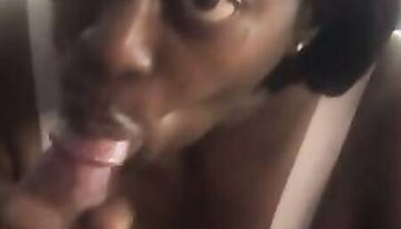 Grown butt woman swallowing cum