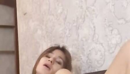 Having Fun with myself on my sofa