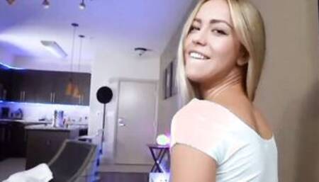 Hispanic Step-Daughter (Alina Lopez) Giving Stepdad A One Of A Kind TLC