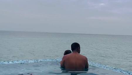 Swimming pool main gf ko choda
