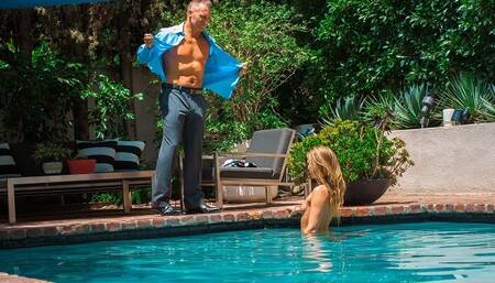 DADDY4K. Boyfriend cant believe chick fucks his mature step dad