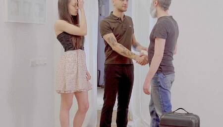 DADDY4K. Old man will never lose such a chance of fucking...