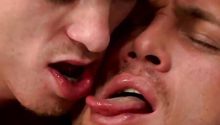 Bottom Leo DCartier anal plowed by tattooed  AJ Alexander