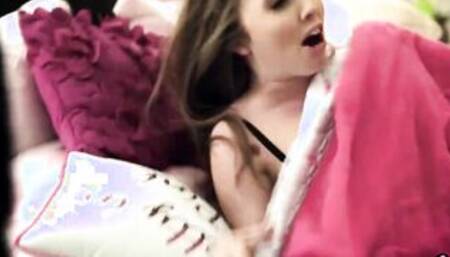 19 Year Older Lena Paul gang bang banged! in all holes by her