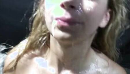 Stretched of cum from hair to cunt without forgetting her big melons 17 Dicks