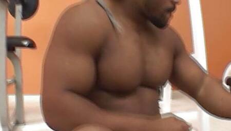 Slim and blonde German chick gets her asshole smashed at the gym