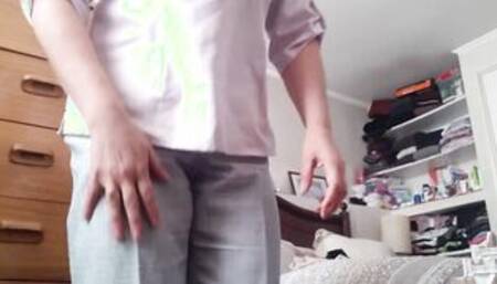 Bbw MILF change clothes