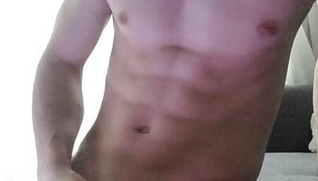 Stud faps on the couch